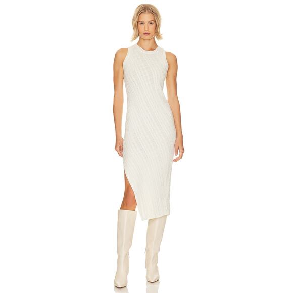 MSRP $138 NWT Liv Bias Dress in Chalk Stitches & Stripes Size XL  SAME DAY SHIP - Picture 1 of 9